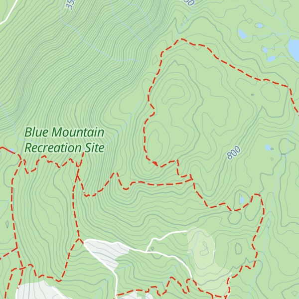 Map of Blue Mountain