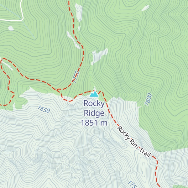 Map of Rocky Ridge