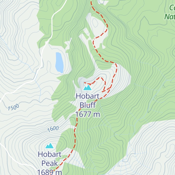 Map of Hobart Bluff
