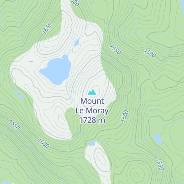 Map of Mount Le Moray