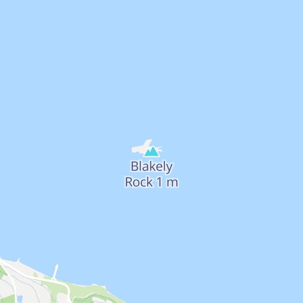 Map of Blakely Rock