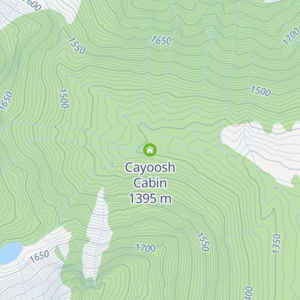 Map of Cayoosh Cabin