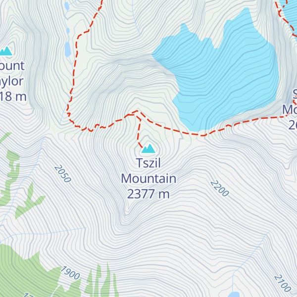 Map of Tszil Mountain