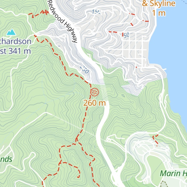 Map of Engagement Hill