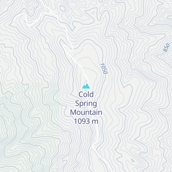 Map of Cold Spring Mountain