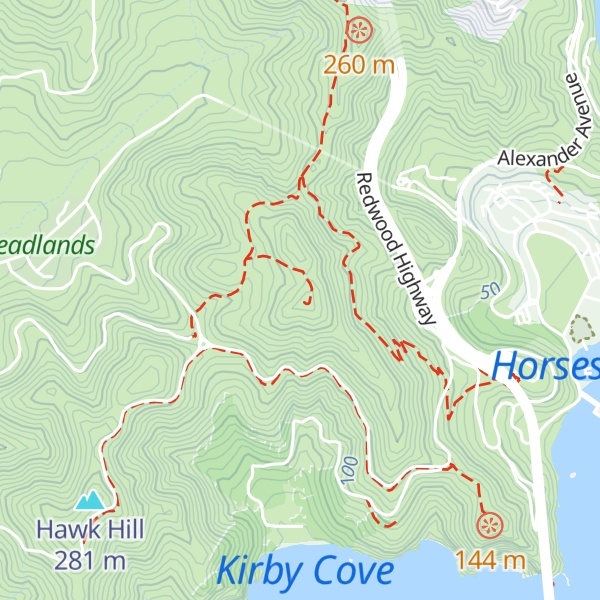 Map of Slacker Hill
