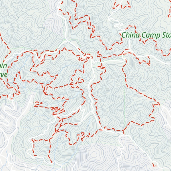 Map of San Pedro Mountain