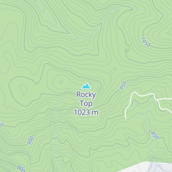 Map of Rocky Top