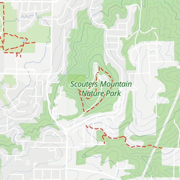 Map of Scouters Mountain