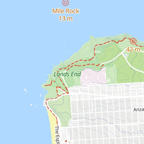 Map of Hermit Rock