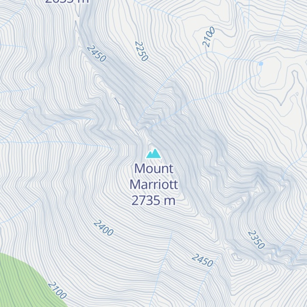 Map of Mount Marriott