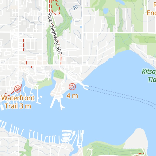 Map of Bainbridge Island Information
