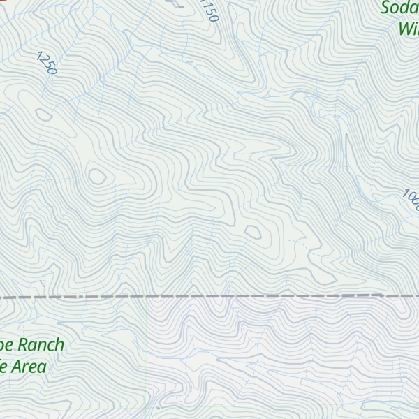 Map of Slide Ridge