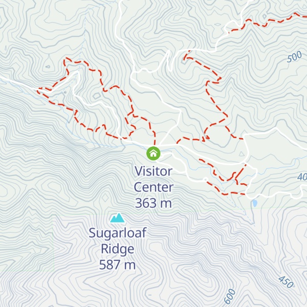 Map of Visitor Center