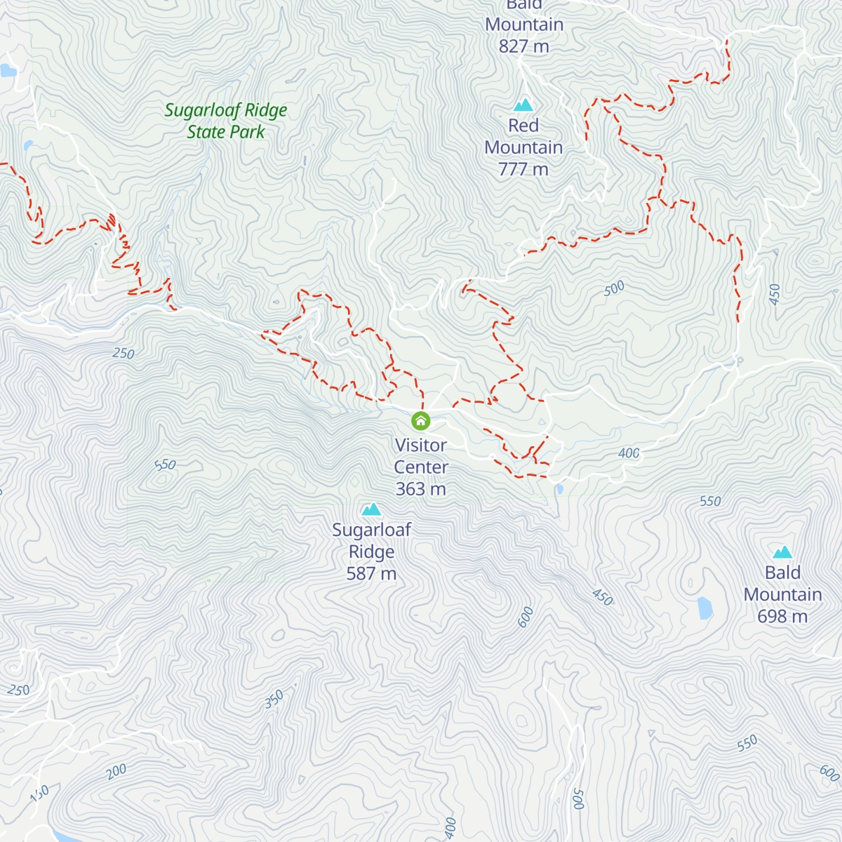 Visitor Center map