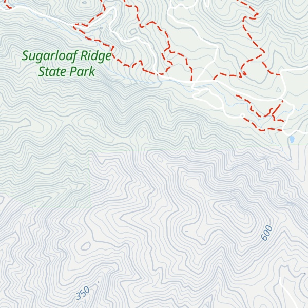 Map of Sugarloaf Ridge