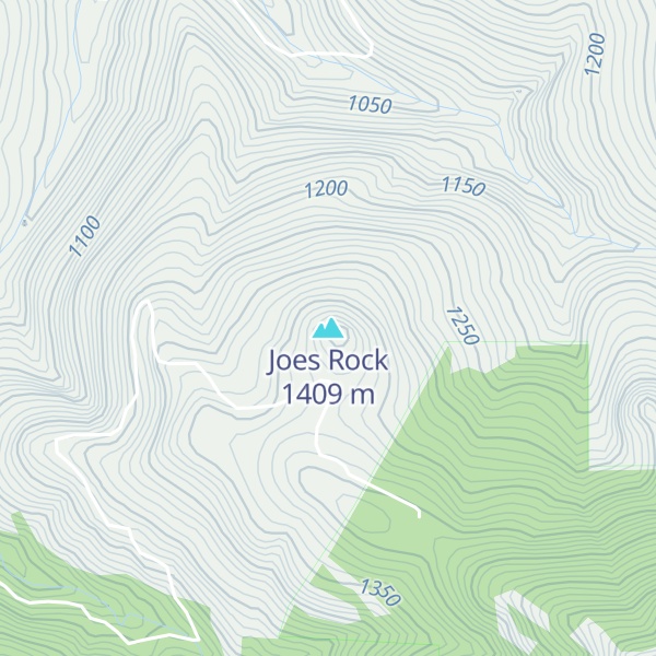 Map of Joes Rock