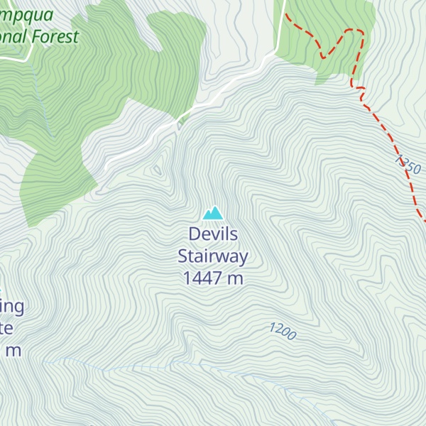 Map of Devils Stairway