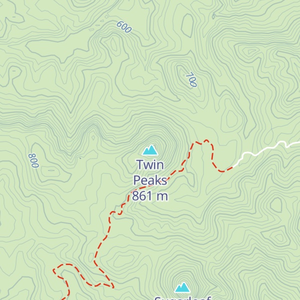Map of Twin Peaks