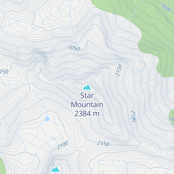 Map of Star Mountain