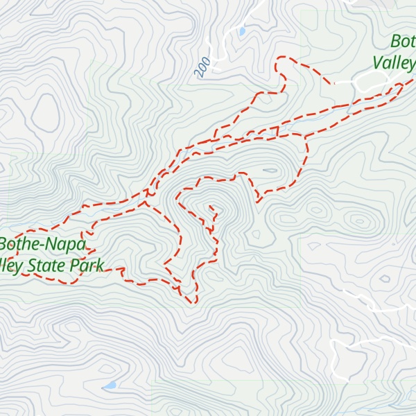 Map of Coyote Peak