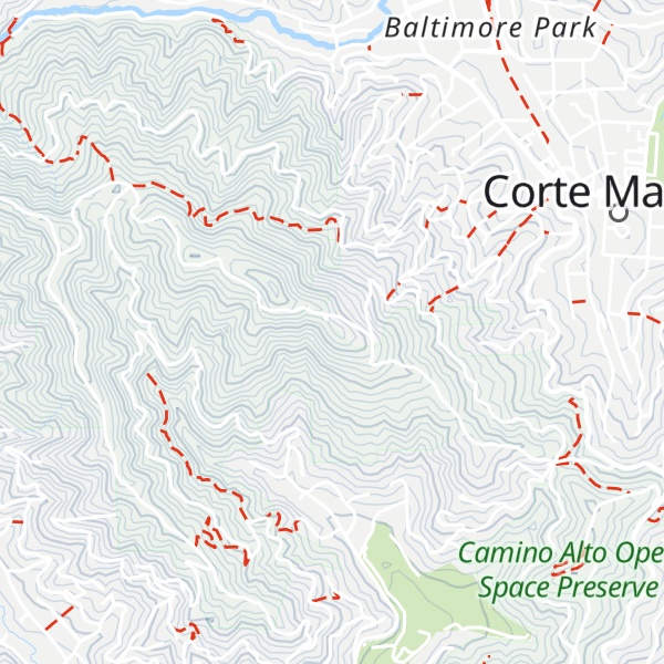 Map of Christmas Tree Hill