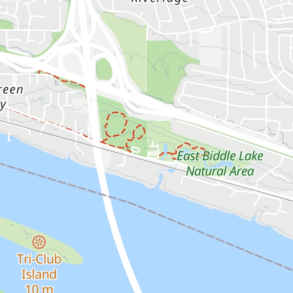 Map of Columbia Springs Visitor Center