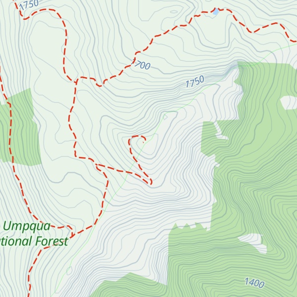 Map of Abbott Butte
