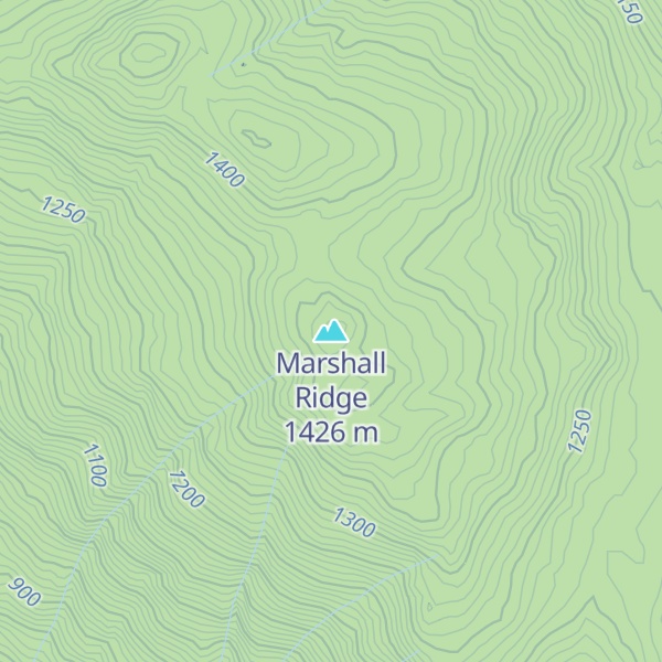 Map of Marshall Ridge