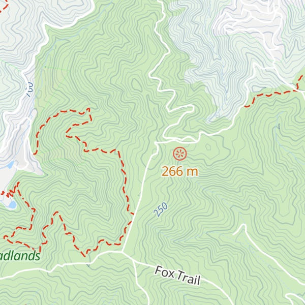 Map of Coyote Ridge