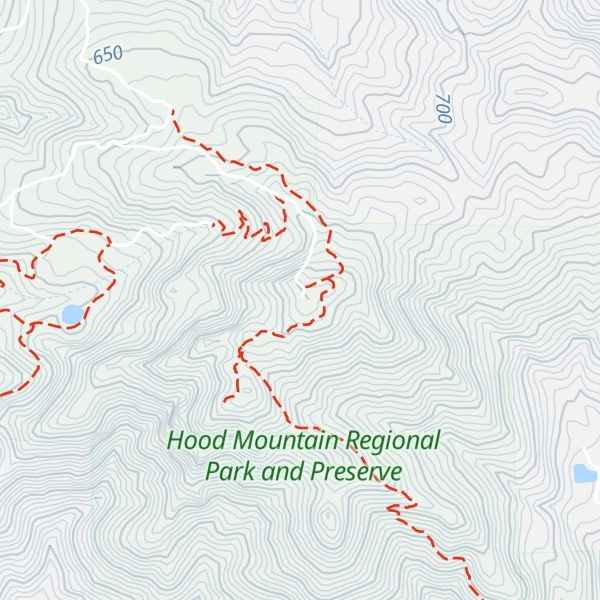 Map of Mount Hood