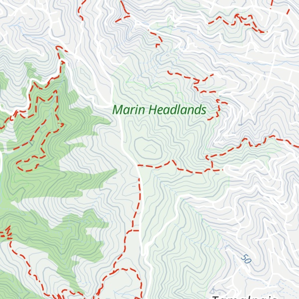 Map of Homestead Hill
