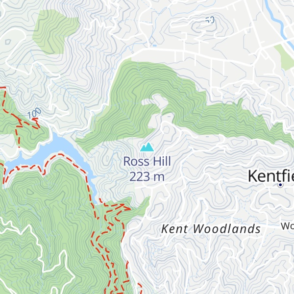 Map of Ross Hill