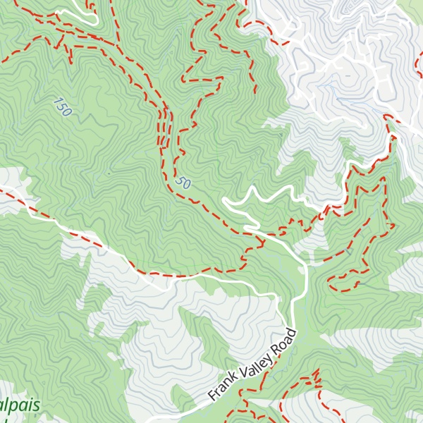 Map of Muir Woods National Monument Visitor Center