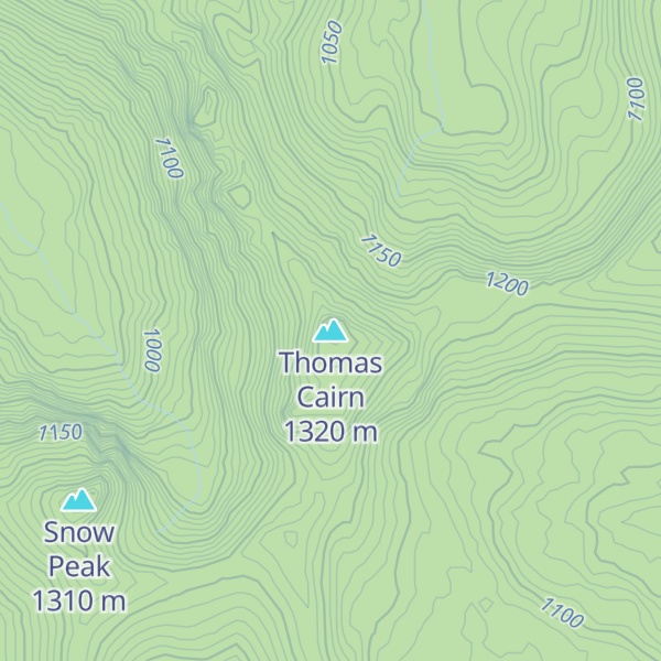 Map of Thomas Cairn