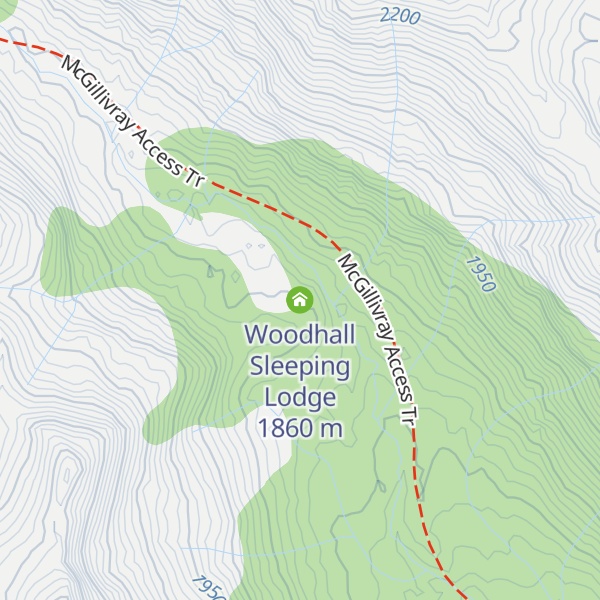 Map of Woodhall Sleeping Lodge