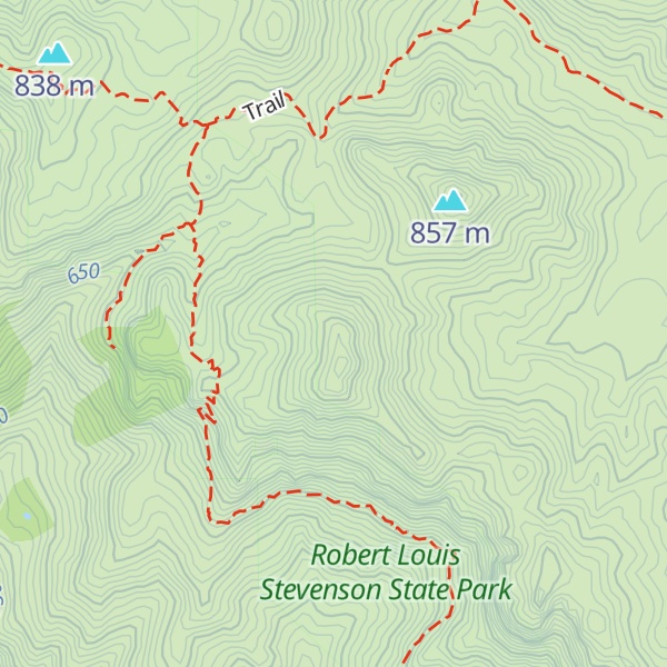 Map of Table Rock