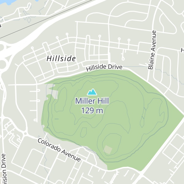 Map of Miller Hill