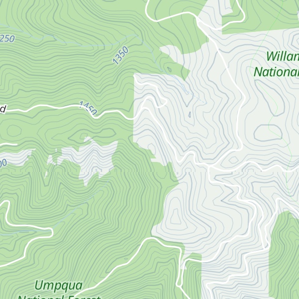 Map of Dinner Ridge