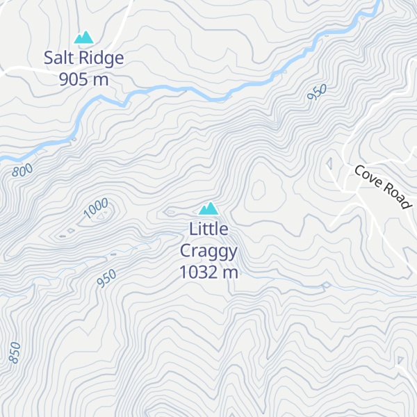 Map of Little Craggy