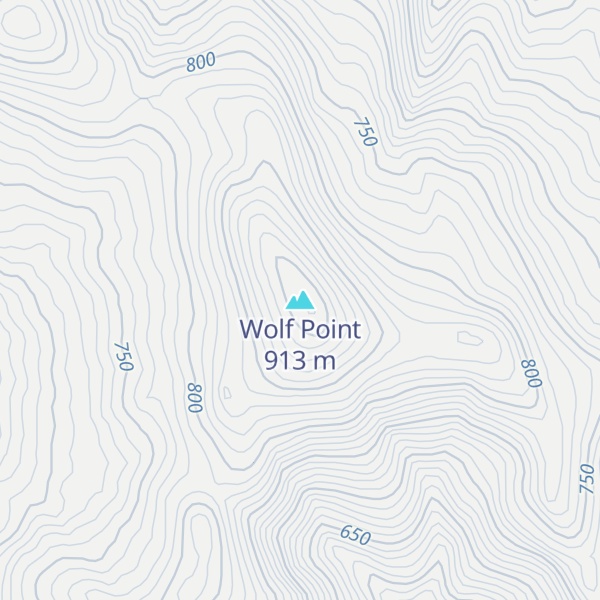 Map of Wolf Point