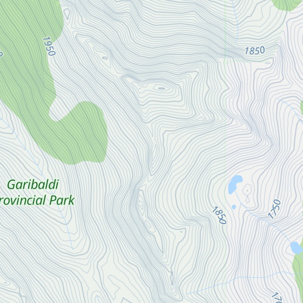 Map of Halberds Edge Ridge