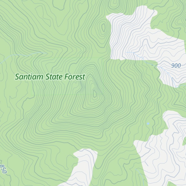 Map of Green Peter