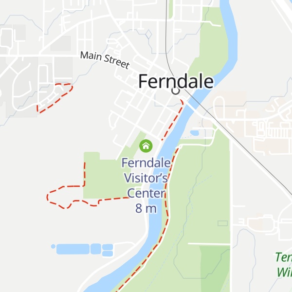 Map of Ferndale Visitor’s Center
