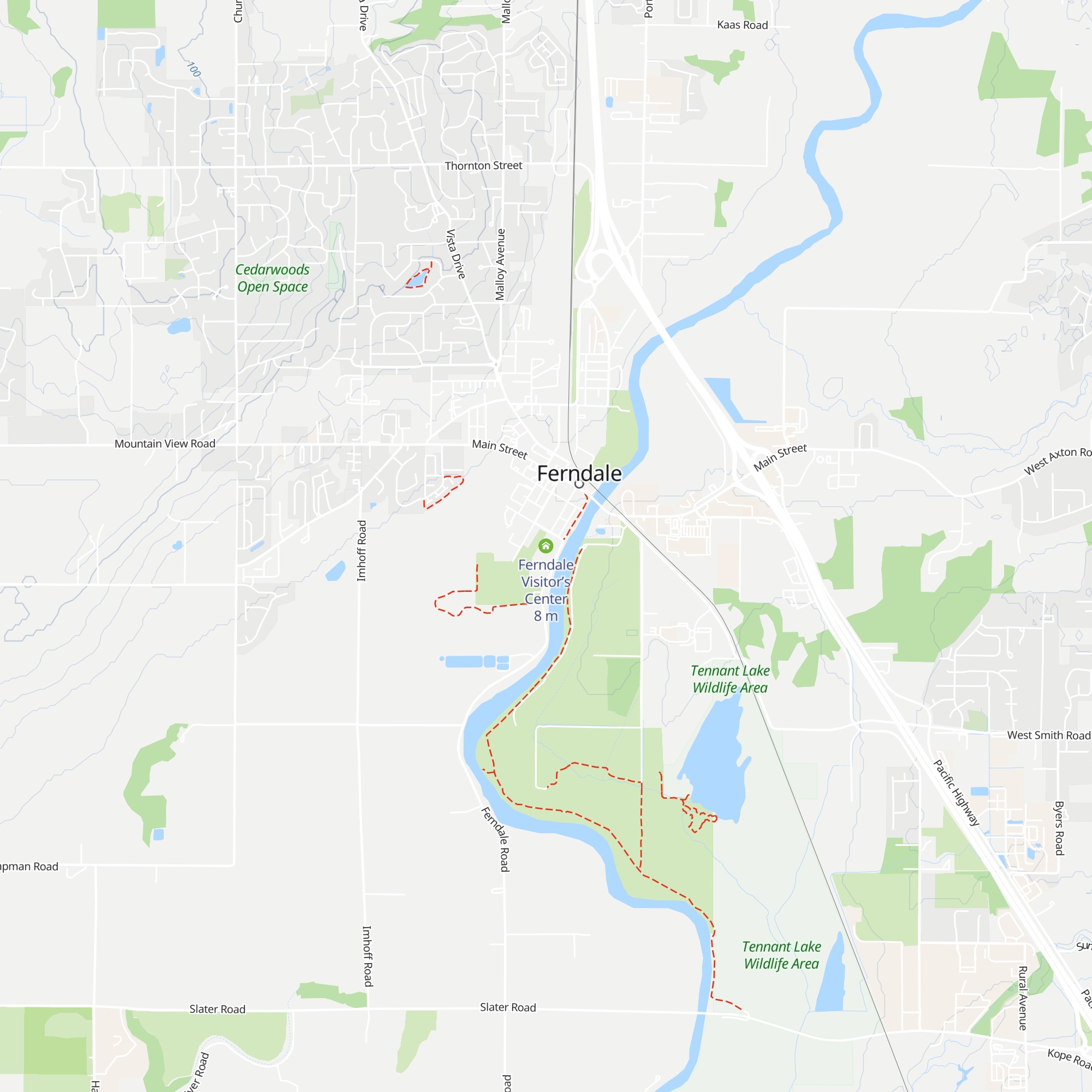 Ferndale Visitor’s Center map