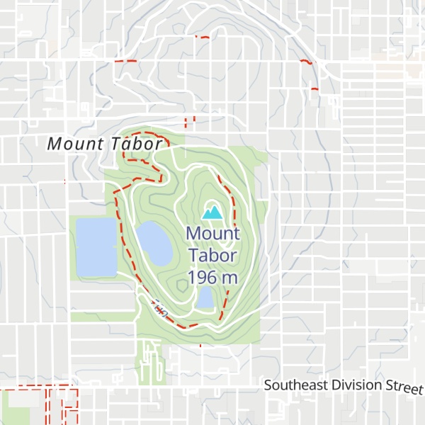 Map of Mount Tabor