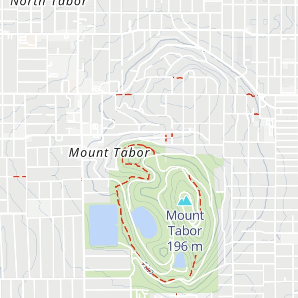 Map of Mount Tabor Visitor Center