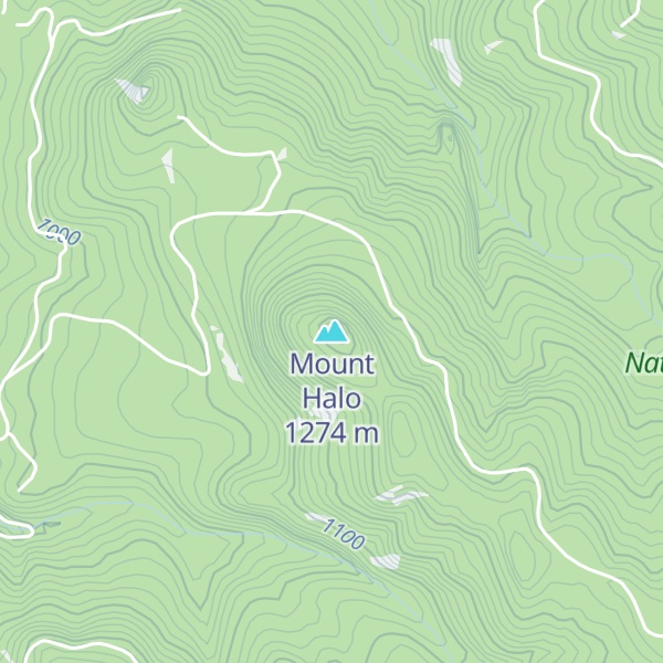 Map of Mount Halo