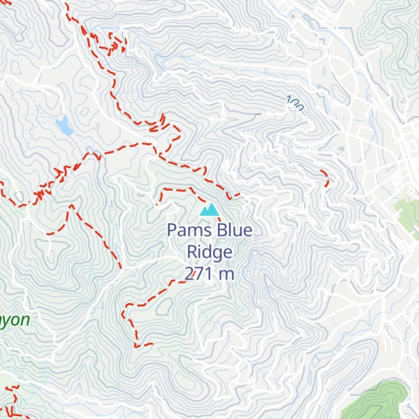 Map of Pams Blue Ridge