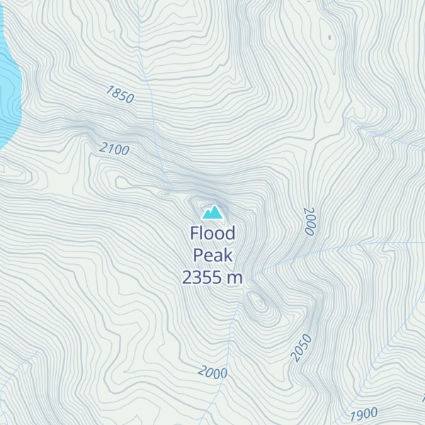 Map of Flood Peak